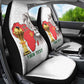 Morocco Football Custom Car Seat Cover Atlas Lions Champions African White Islamic Pattern