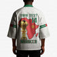 Morocco Football Custom Kimono Atlas Lions Champions African White Islamic Pattern
