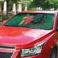 Morocco Football Custom Auto Sun Shade Atlas Lions Champions African Green Islamic Pattern