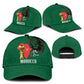 Morocco Football Classic Cap Atlas Lions Champions African Green Islamic Pattern