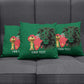 Morocco Football Custom Pillow Cover Atlas Lions Champions African Green Islamic Pattern