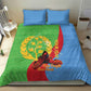 Personalised Eritrea Independence Day Bedding Set Shida Shoes Olive Branch African Pattern