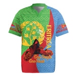 Personalised Eritrea Independence Day Rugby Jersey Shida Shoes Olive Branch African Pattern