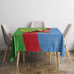 Personalised Eritrea Independence Day Tablecloth Shida Shoes Olive Branch African Pattern