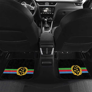 Custom Eritrea Martyrs' Day Car Mats 20 June Shida Shoes With Candles - Black