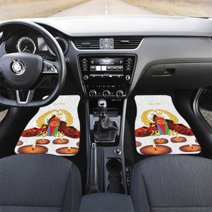 Custom Eritrea Martyrs' Day Car Mats 20 June Shida Shoes With Candles - White