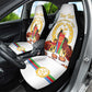 Custom Eritrea Martyrs' Day Car Seat Cover 20 June Shida Shoes With Candles - White
