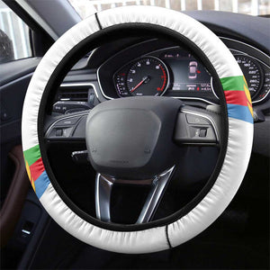 Eritrea Martyrs' Day Steering Wheel Cover 20 June Shida Shoes With Candles - White