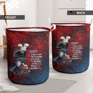 Toussaint Louverture Afro Haiti Laundry Basket Haitian Father Grunge Style - African Pride