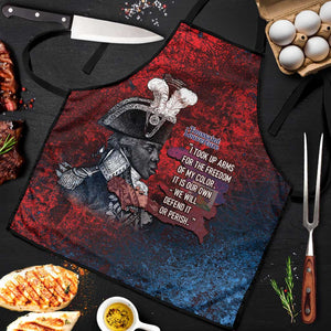 Toussaint Louverture Afro Haiti Apron Haitian Father Grunge Style - African Pride