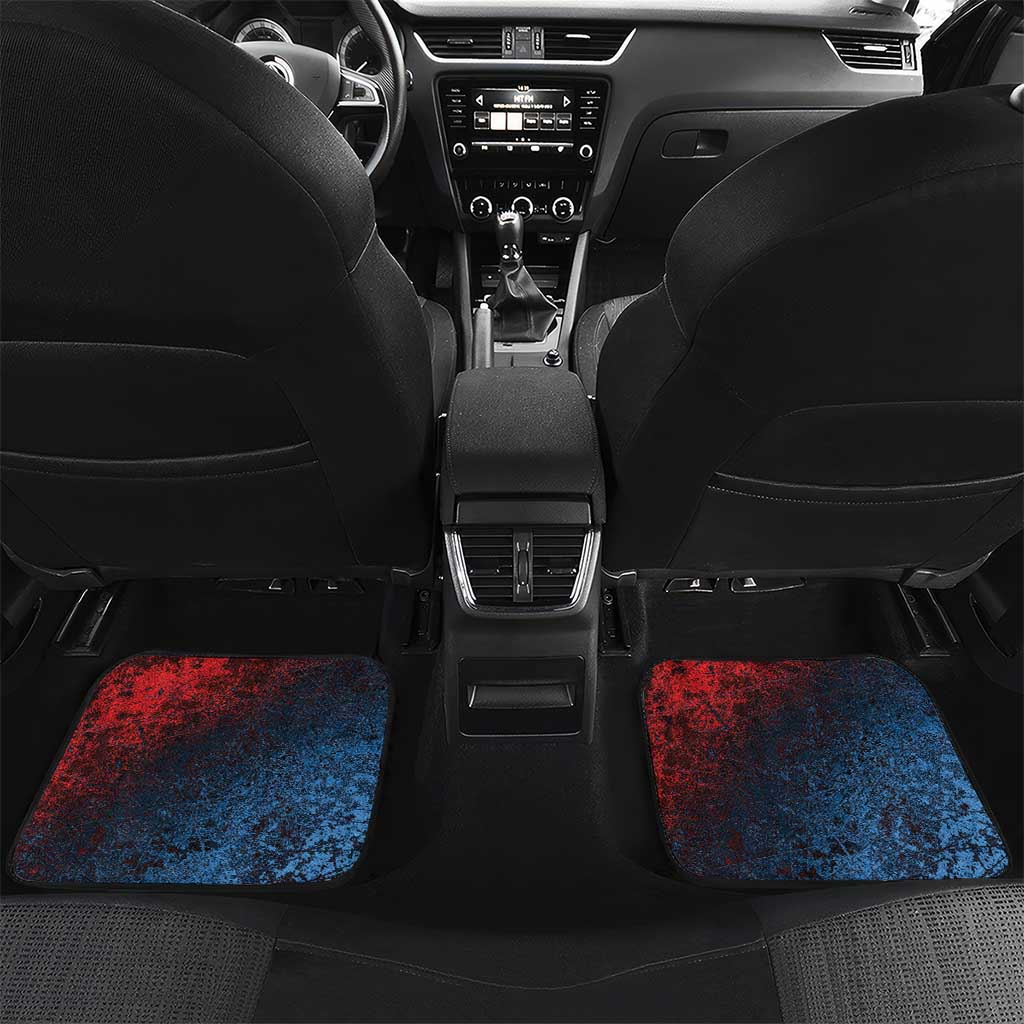 Personalized Toussaint Louverture Afro Haiti Car Mats Haitian Father Grunge Style - African Pride