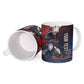 Personalized Toussaint Louverture Afro Haiti Ceramic Mug Haitian Father Grunge Style - African Pride
