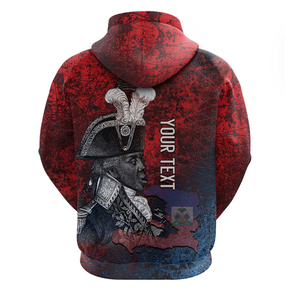 Personalized Toussaint Louverture Afro Haiti Hoodie Haitian Father Grunge Style - African Pride
