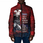 Personalized Toussaint Louverture Afro Haiti Padded Jacket Haitian Father Grunge Style - African Pride