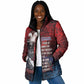 Personalized Toussaint Louverture Afro Haiti Padded Jacket Haitian Father Grunge Style - African Pride