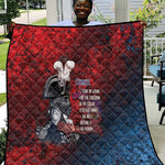 Toussaint Louverture Afro Haiti Quilt Haitian Father Grunge Style - African Pride