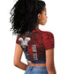 Personalized Toussaint Louverture Afro Haiti Raglan Cropped T shirt Haitian Father Grunge Style LT14