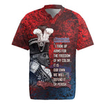 Personalized Toussaint Louverture Afro Haiti Rugby Jersey Haitian Father Grunge Style LT14