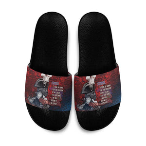 Toussaint Louverture Afro Haiti Slide Sandals Haitian Father Grunge Style - African Pride