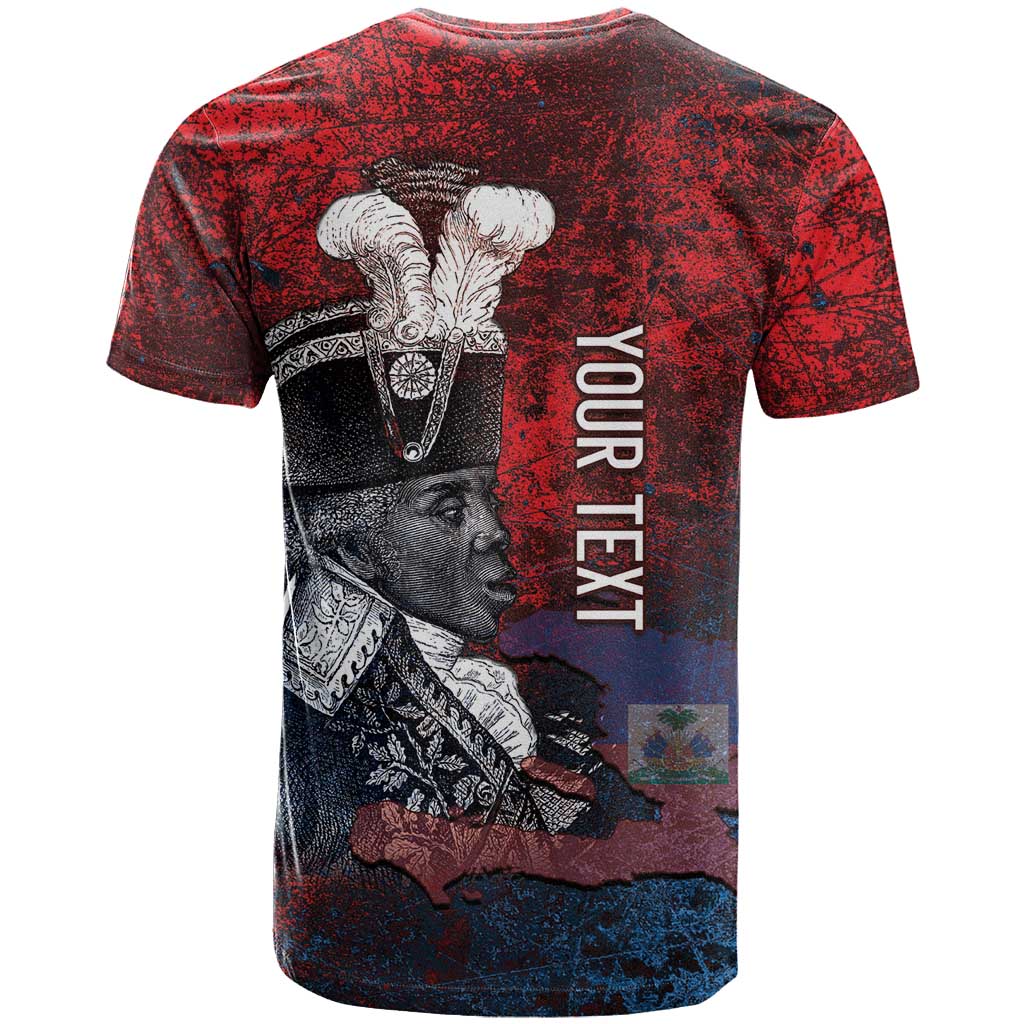 Personalized Toussaint Louverture Afro Haiti T shirt Haitian Father Grunge Style LT14