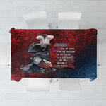 Toussaint Louverture Afro Haiti Tablecloth Haitian Father Grunge Style - African Pride