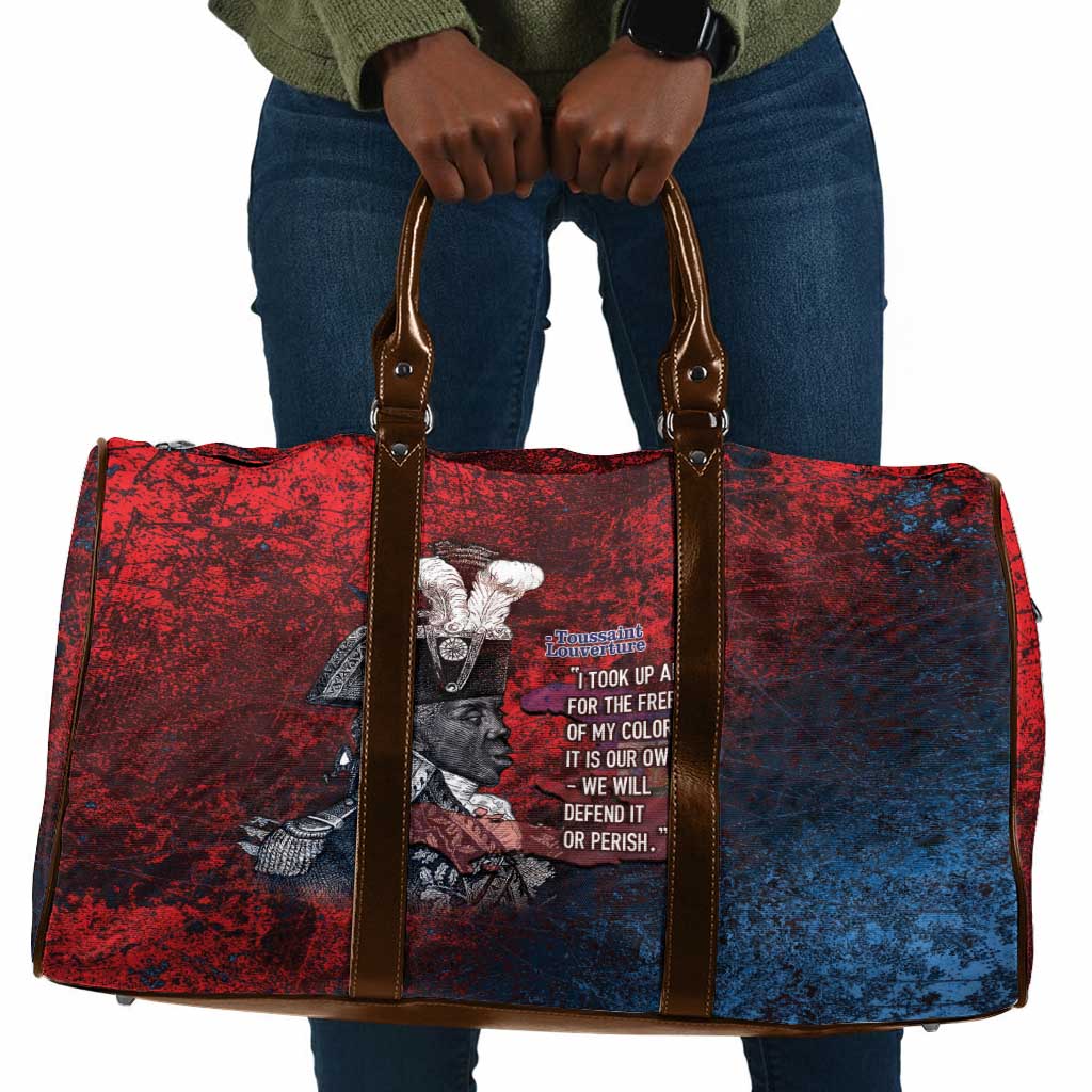 Toussaint Louverture Afro Haiti Travel Bag Haitian Father Grunge Style - African Pride