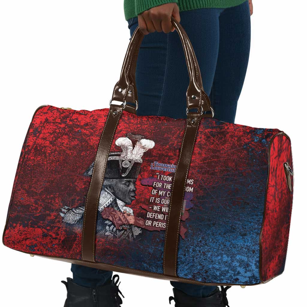Toussaint Louverture Afro Haiti Travel Bag Haitian Father Grunge Style - African Pride