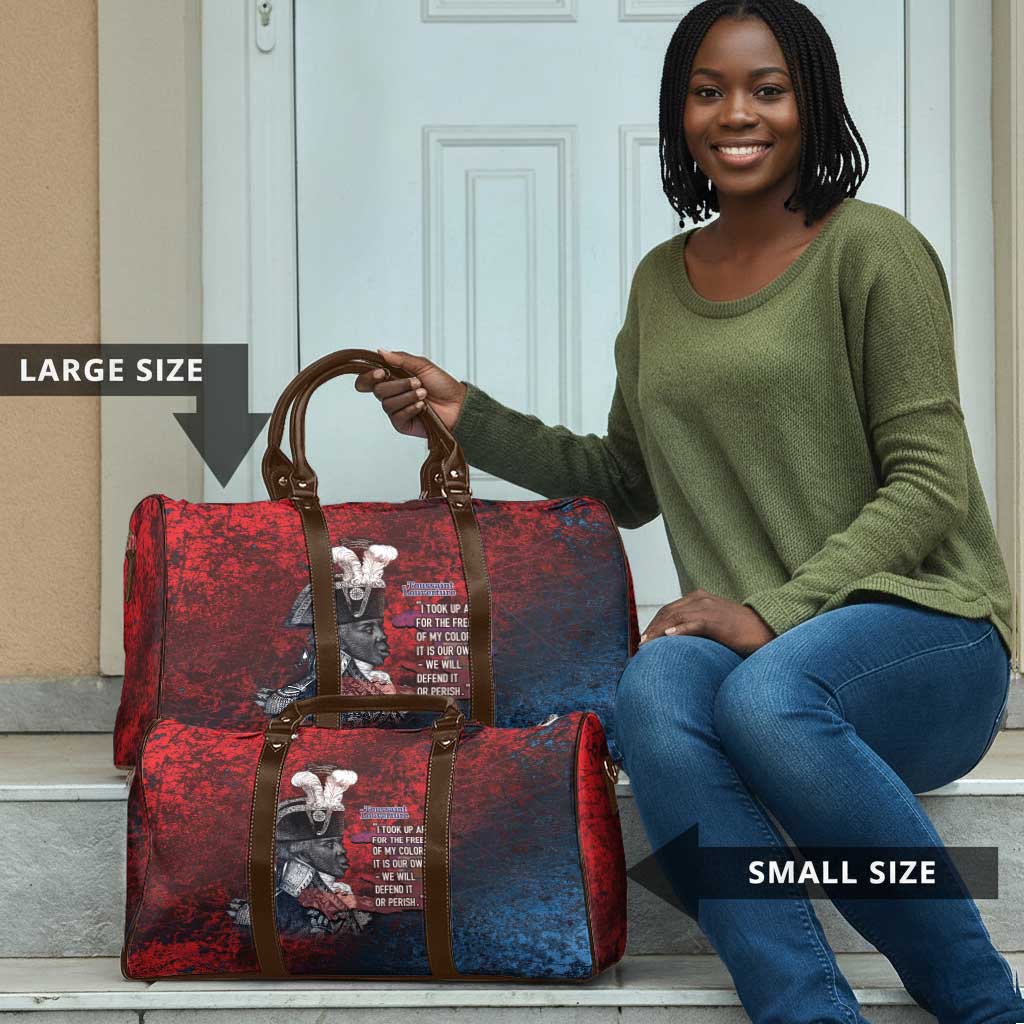 Toussaint Louverture Afro Haiti Travel Bag Haitian Father Grunge Style - African Pride