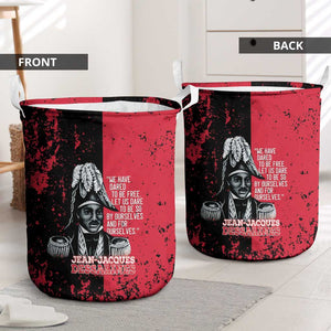 Jean-Jacques Dessalines Afro Haiti Laundry Basket Emperor Of First Empire Grunge Style - African Pride
