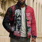 Personalized Jean-Jacques Dessalines Afro Haiti Bomber Puffer Jacket Emperor Of First Empire Grunge Style - African Pride