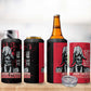 Personalized Jean-Jacques Dessalines Afro Haiti 4 in 1 Can Cooler Tumbler Emperor Of First Empire Grunge Style - African Pride