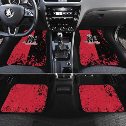 Personalized Jean-Jacques Dessalines Afro Haiti Car Mats Emperor Of First Empire Grunge Style - African Pride