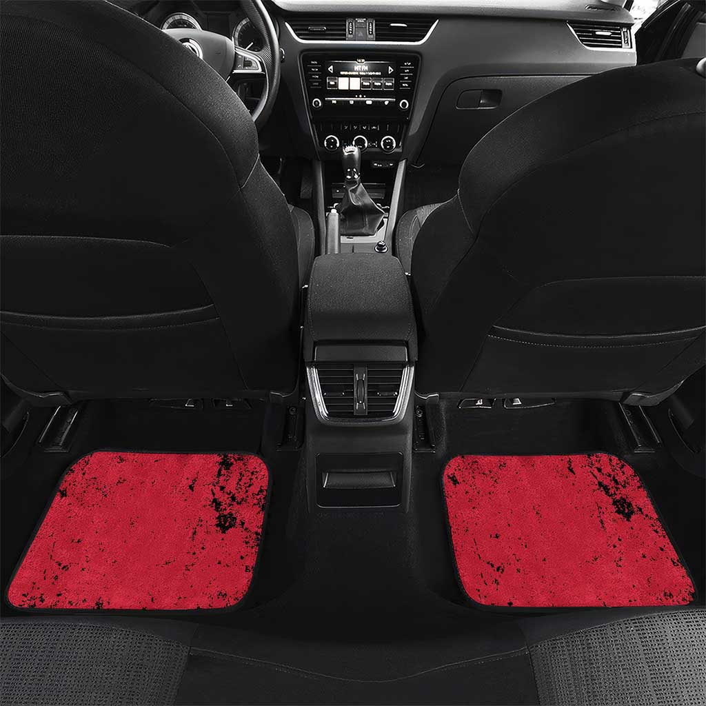 Personalized Jean-Jacques Dessalines Afro Haiti Car Mats Emperor Of First Empire Grunge Style - African Pride