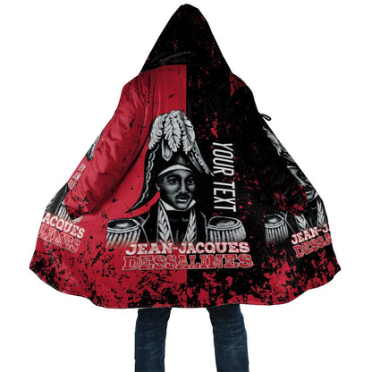 Personalized Jean-Jacques Dessalines Afro Haiti Cloak Emperor Of First Empire Grunge Style - African Pride