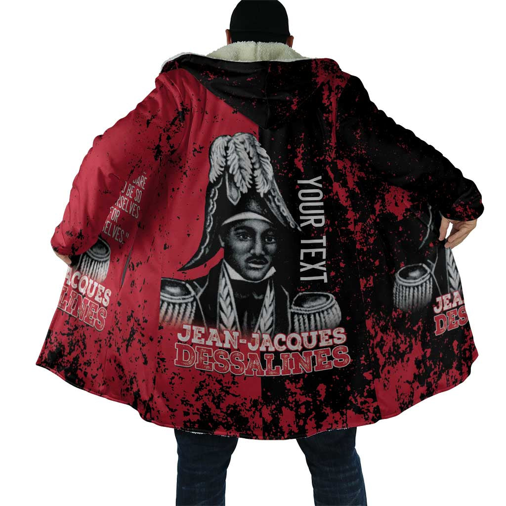 Personalized Jean-Jacques Dessalines Afro Haiti Cloak Emperor Of First Empire Grunge Style - African Pride