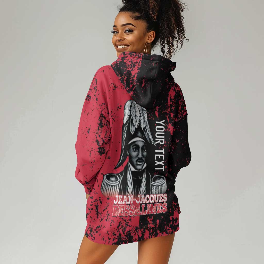 Personalized Jean-Jacques Dessalines Afro Haiti Hoodie Dress Emperor Of First Empire Grunge Style - African Pride