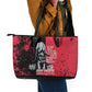 Jean-Jacques Dessalines Afro Haiti Leather Tote Bag Emperor Of First Empire Grunge Style - African Pride