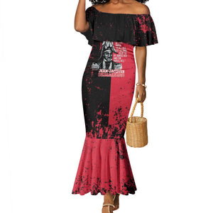 Personalized Jean-Jacques Dessalines Afro Haiti Mermaid Dress Emperor Of First Empire Grunge Style LT14