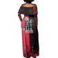 Personalized Jean-Jacques Dessalines Afro Haiti Off Shoulder Maxi Dress Emperor Of First Empire Grunge Style - African Pride
