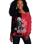 Personalized Jean-Jacques Dessalines Afro Haiti Off Shoulder Sweater Emperor Of First Empire Grunge Style - African Pride