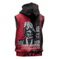 Personalized Jean-Jacques Dessalines Afro Haiti Sleeveless Zip Hoodie Emperor Of First Empire Grunge Style - African Pride