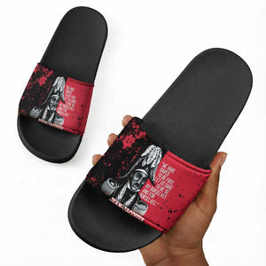 Jean-Jacques Dessalines Afro Haiti Slide Sandals Emperor Of First Empire Grunge Style - African Pride