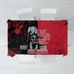 Jean-Jacques Dessalines Afro Haiti Tablecloth Emperor Of First Empire Grunge Style - African Pride