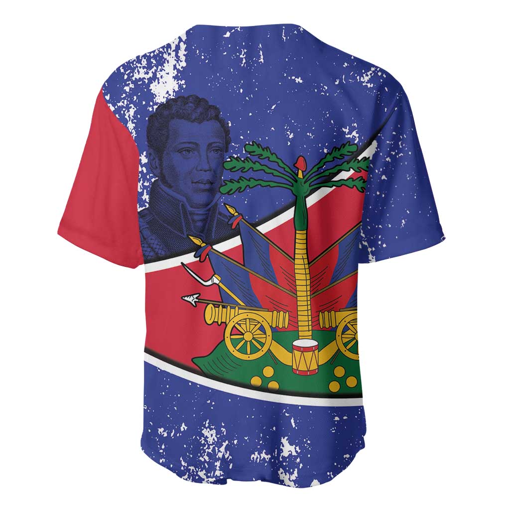 Republic of Haiti 1806-1820 Baseball Jersey Alexandre Petion With Coat Of Arms LT14