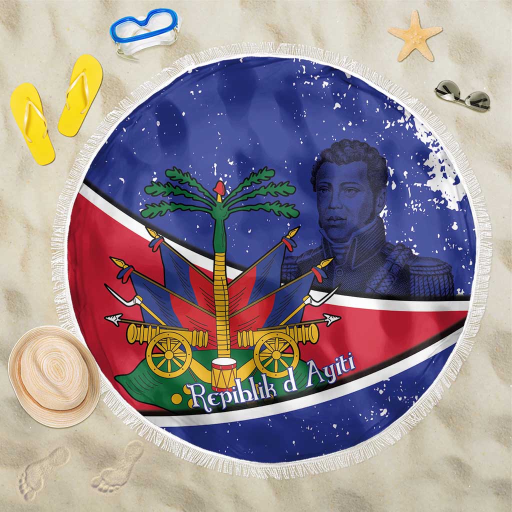 Republic of Haiti 1806-1820 Beach Blanket Alexandre Petion With Coat Of Arms - African Pride