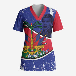 Republic of Haiti 1806-1820 Scrub Top Alexandre Petion With Coat Of Arms - African Pride
