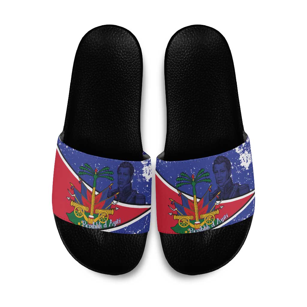 Republic of Haiti 1806-1820 Slide Sandals Alexandre Petion With Coat Of Arms - African Pride