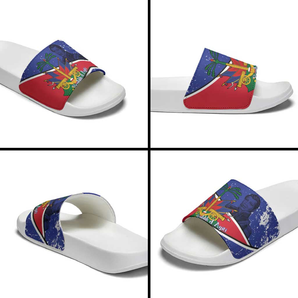 Republic of Haiti 1806-1820 Slide Sandals Alexandre Petion With Coat Of Arms - African Pride