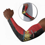 Personalized Kingdom of Haiti Arm Sleeves Sans-Souci Palace Flag Style - African Pride