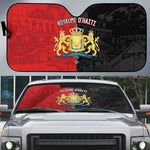 Kingdom of Haiti Auto Sun Shade Sans-Souci Palace Flag Style - African Pride